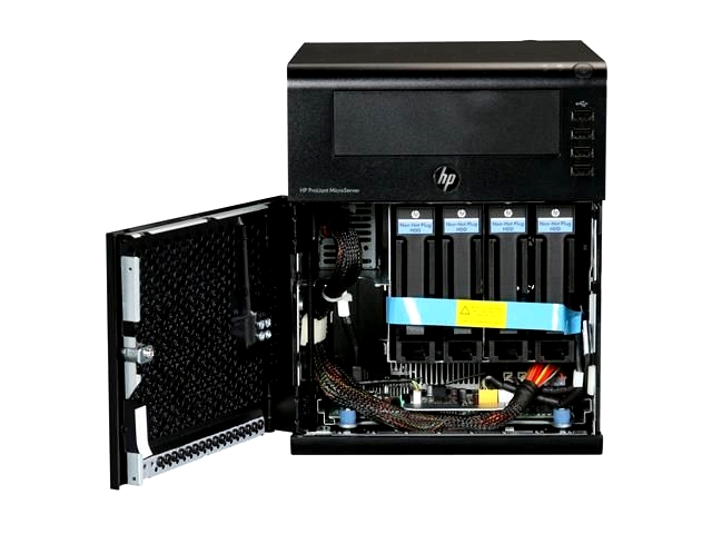 The HP N54L Microserver The HP N54L Microserver